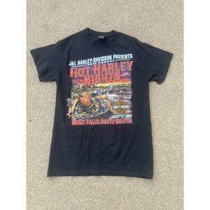 Harley‑Davidson Graphic Tee Men’s Small Black Short Sleeve Motorcycle Shirt